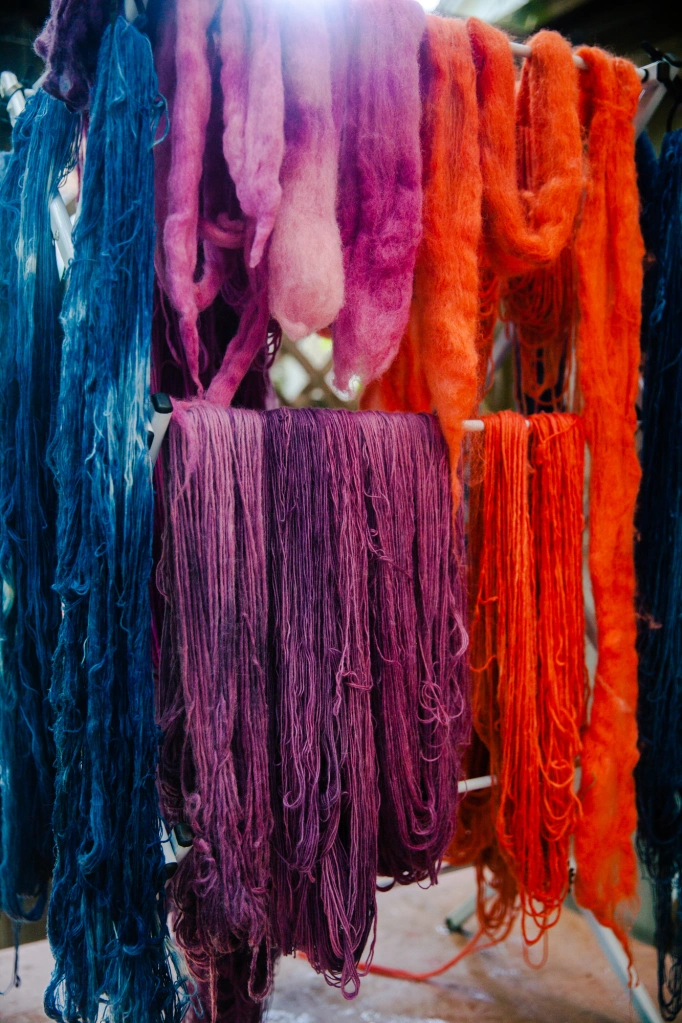 Naturally Dyed Yarn Stash